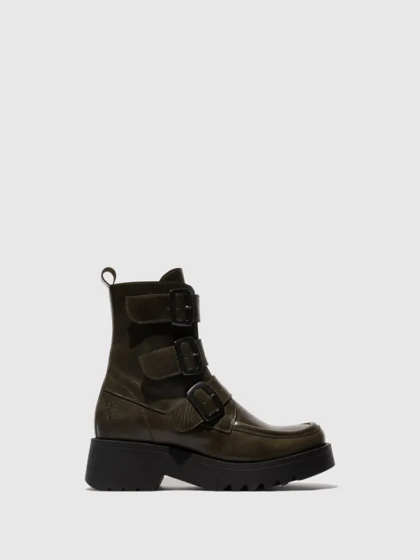 Buckle Ankle Boots MOCK972FLY DIESEL sold by Fly London