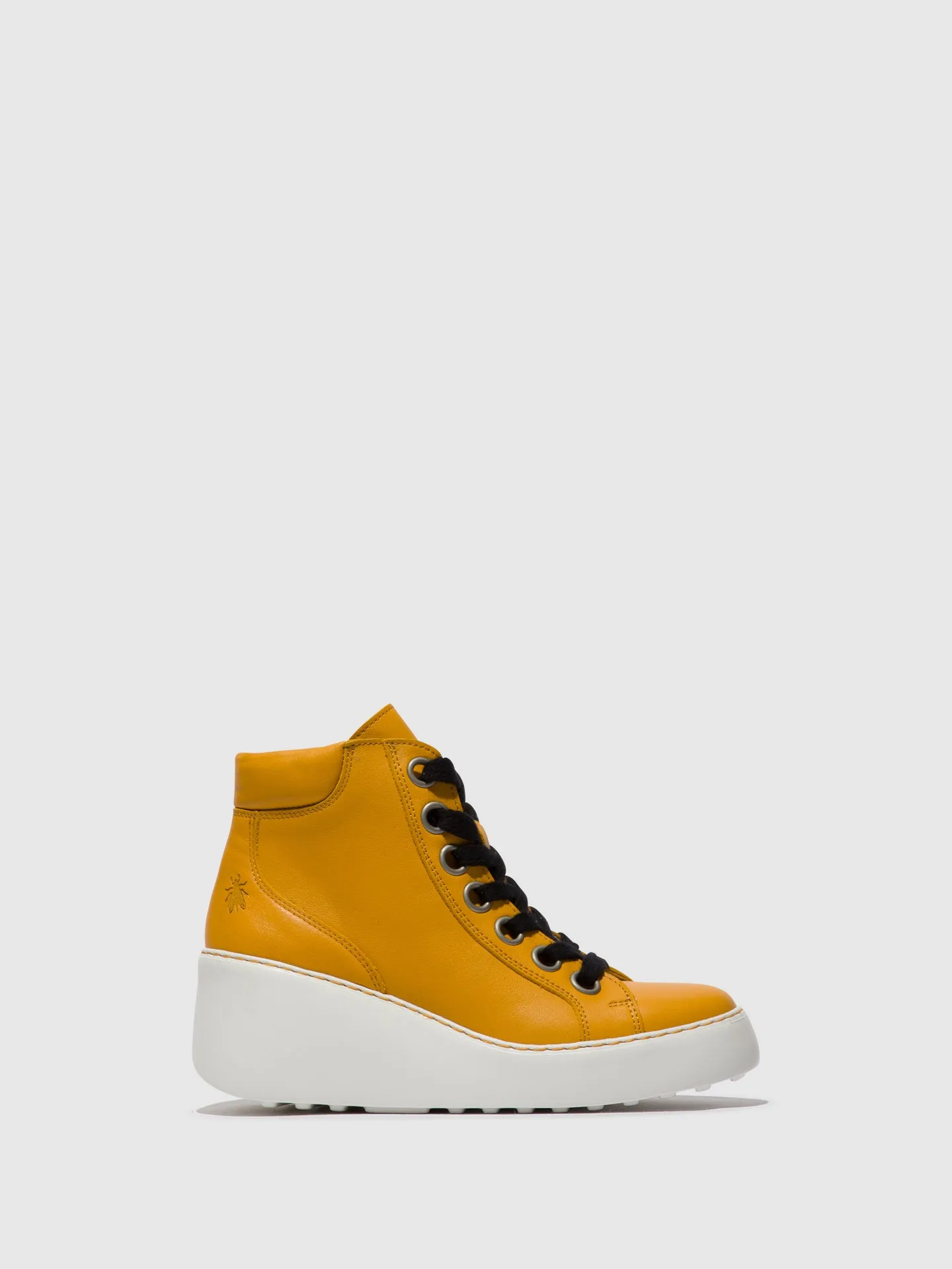 Lace-up Ankle Boots DICE468FLY MUSTARD (OFFWHITE SOLE) sold by Fly London