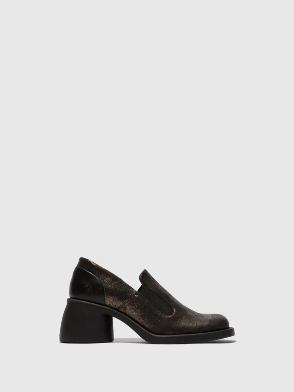 Slip-on Shoes HUCH004FLY GRAPHITE/BLACK sold by Fly London