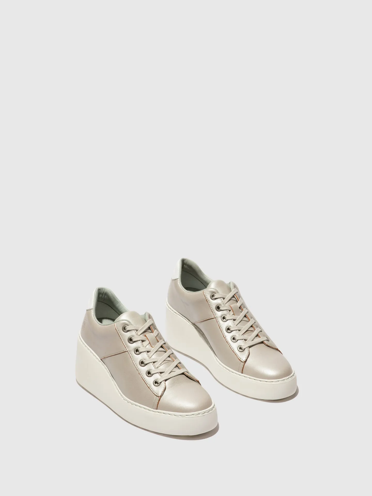 Lace-up Trainers DELF580FLY DUBLIN SILVER sold by Fly London product image thumbnail 2
