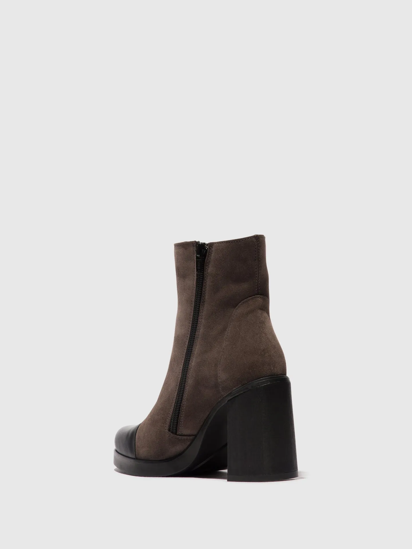 Zip Up Ankle Boots STIR985FLY BLACK/ANTHRACITE sold by Fly London product image thumbnail 3