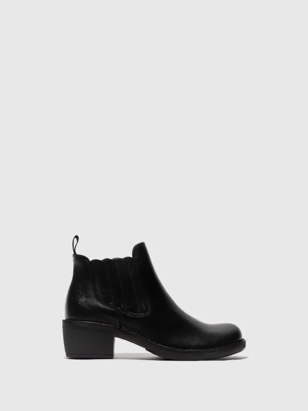 Slip-on Ankle Boots MOOF103FLY BLACK sold by Fly London