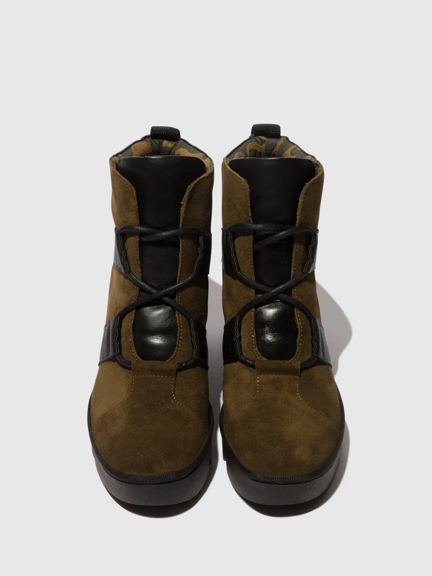 Lace-up Ankle Boots BLOM460FLY SLUDGE/BLACK sold by Fly London product image thumbnail 4