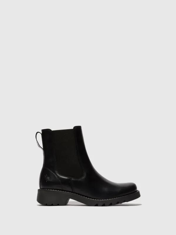 Chelsea Ankle Boots ROPE978FLY BLACK sold by Fly London