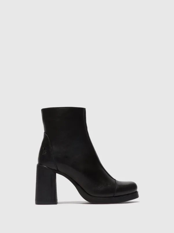 Zip Up Ankle Boots STIR985FLY BLACK sold by Fly London