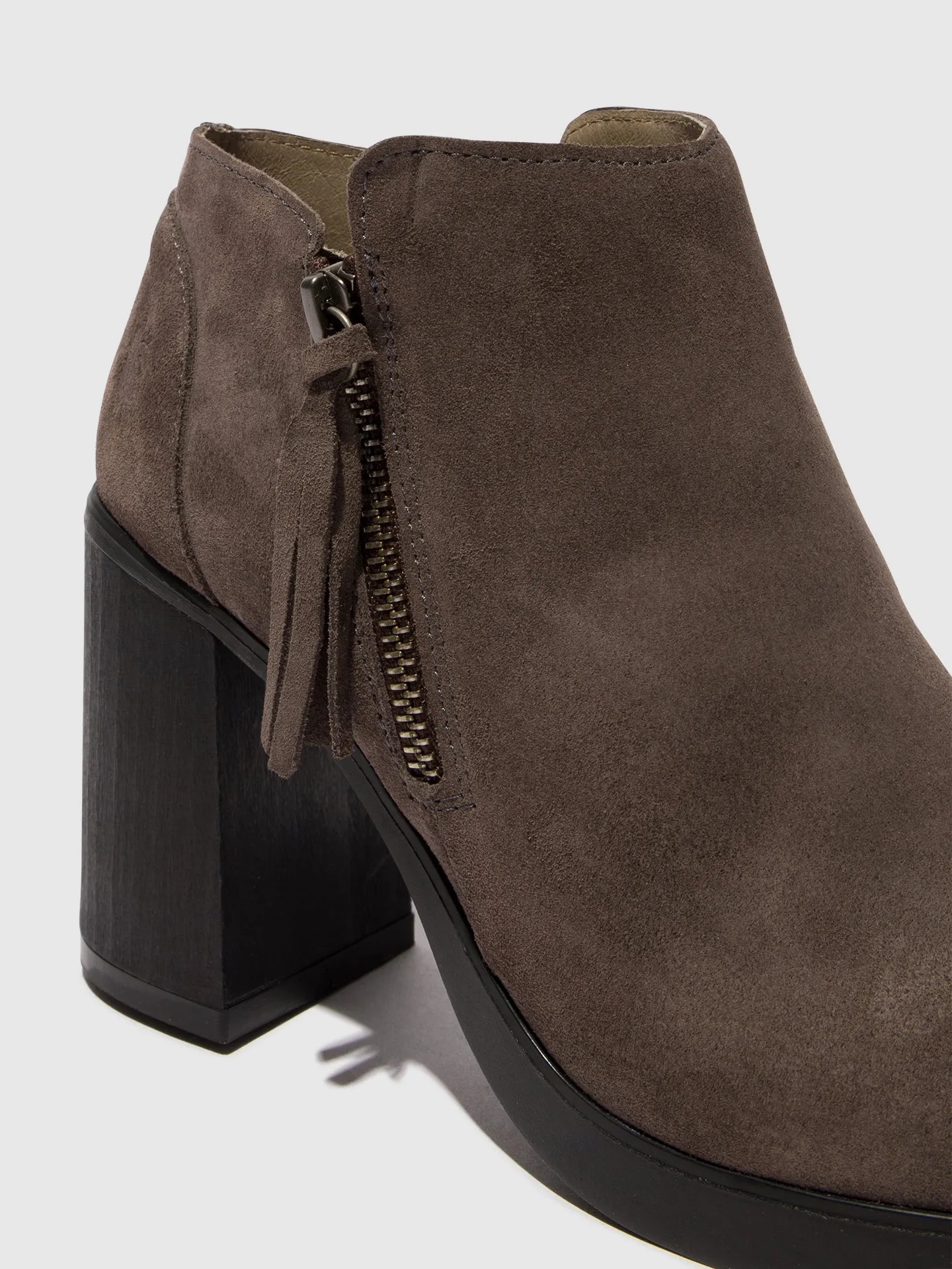 Zip Up Ankle Boots SHAR986FLY ANTHRACITE sold by Fly London product image thumbnail 4