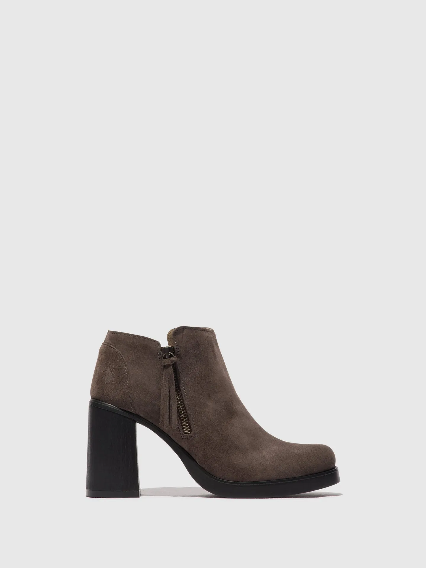 Zip Up Ankle Boots SHAR986FLY ANTHRACITE sold by Fly London