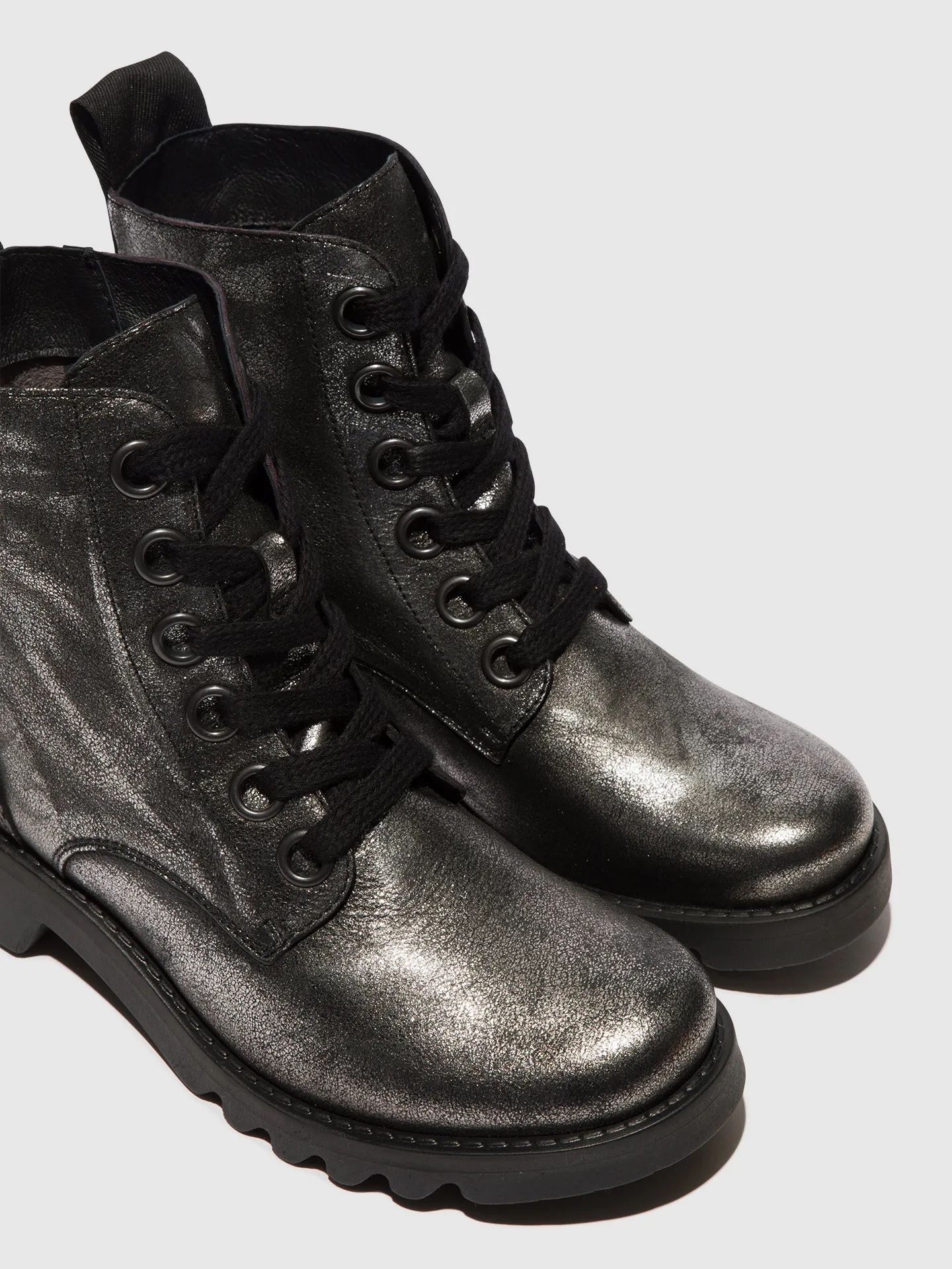 Lace-up Ankle Boots RAGI539FLY SILVER sold by Fly London product image thumbnail 4