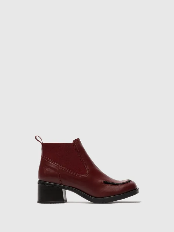 Chelsea Ankle Boots KATH016FLY WINE/BLACK sold by Fly London