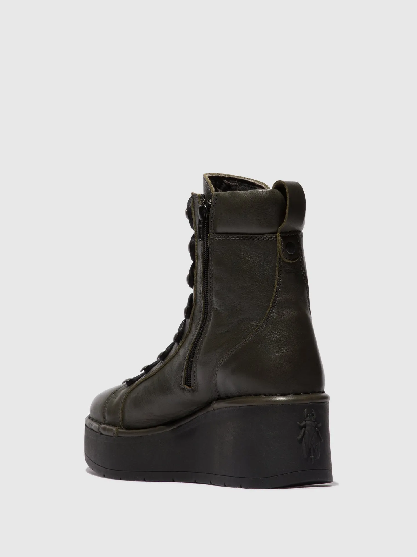 Lace-up Ankle Boots HAND247FLY DK. GREEN sold by Fly London product image thumbnail 3