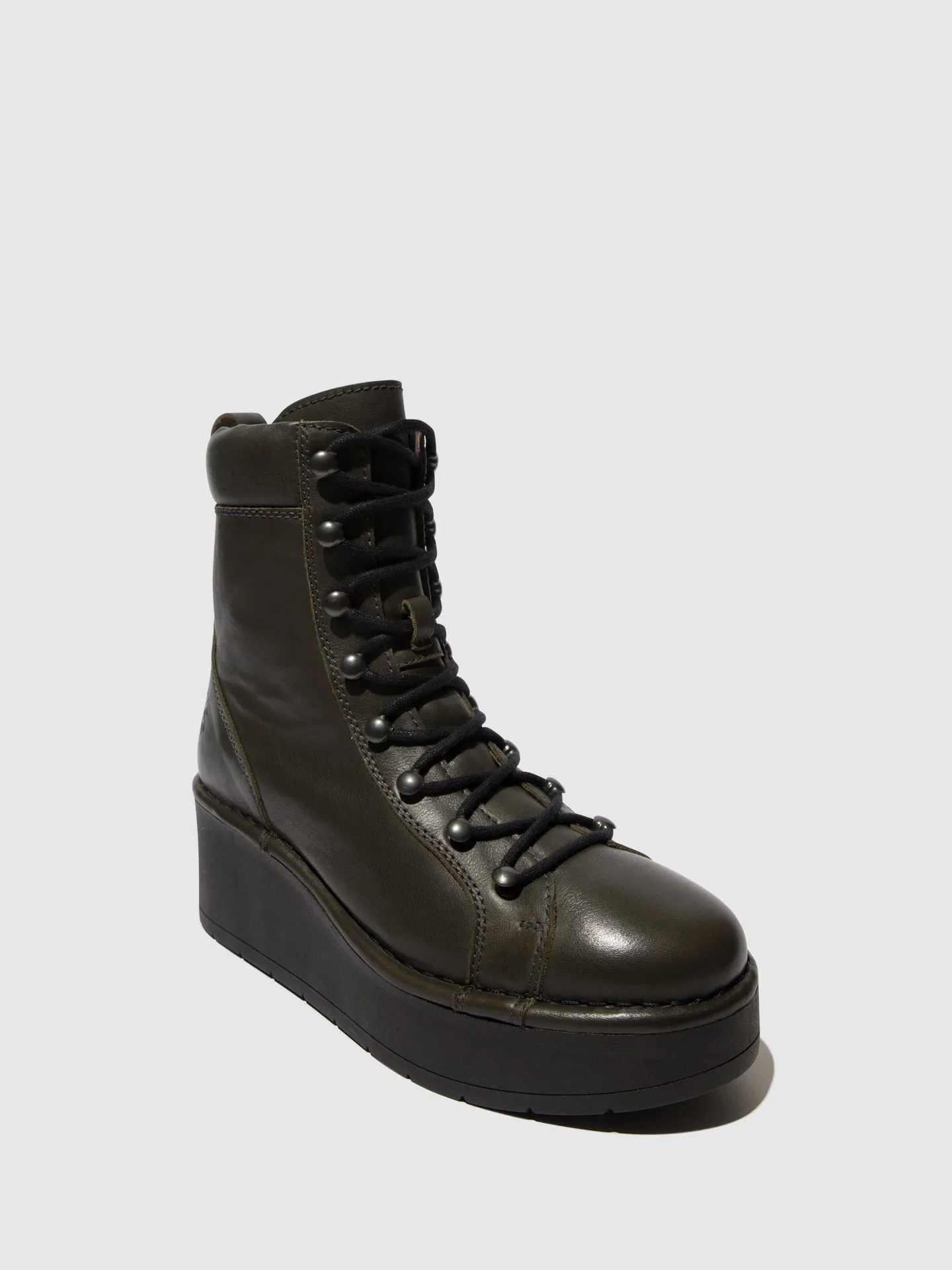 Lace-up Ankle Boots HAND247FLY DK. GREEN sold by Fly London product image thumbnail 4