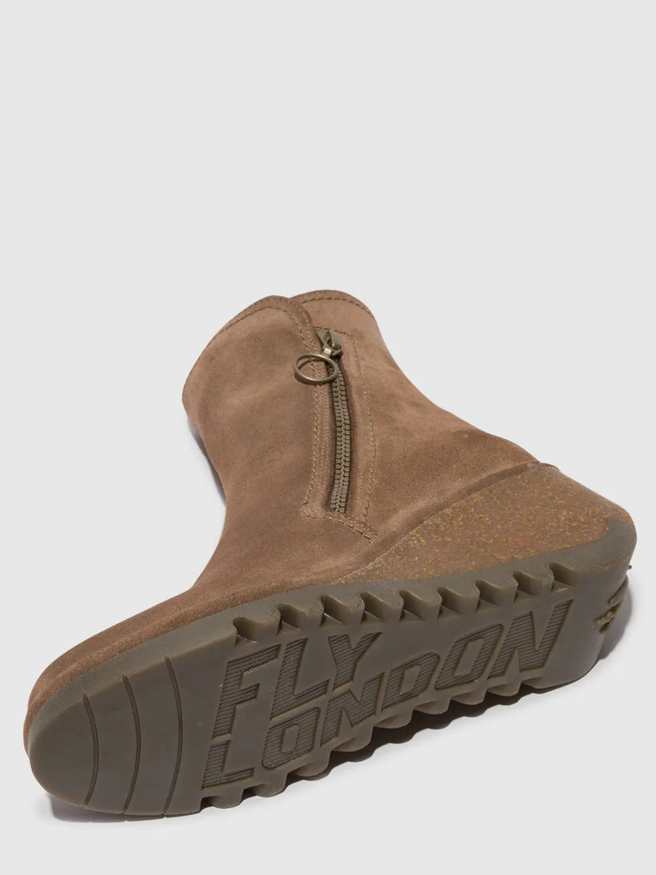 Zip Up Ankle Boots NELA407FLY TAUPE sold by Fly London product image thumbnail 4
