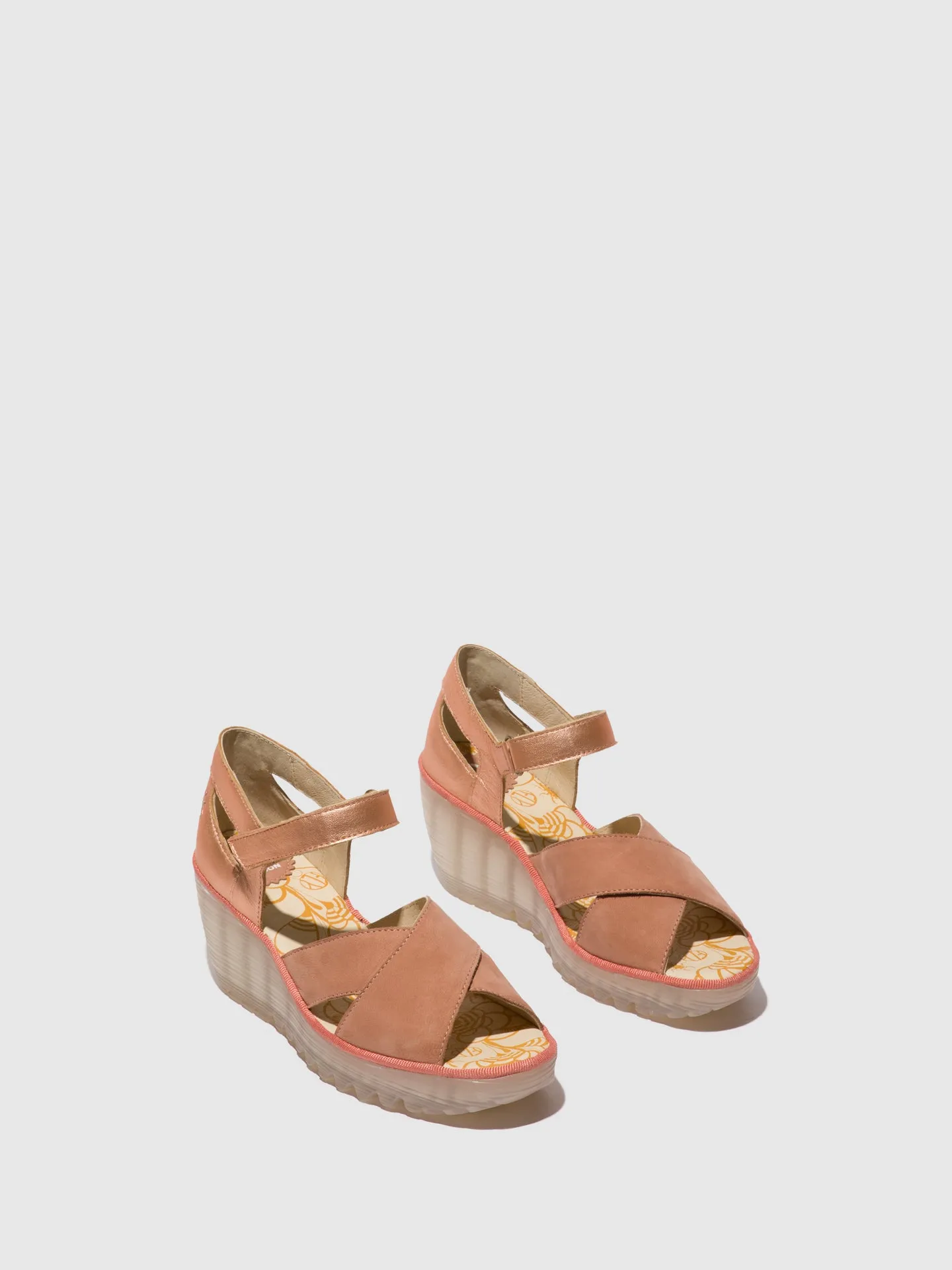 Ankle Strap Sandals YENT365FLY PINK/BLUSH GOLD sold by Fly London product image thumbnail 2
