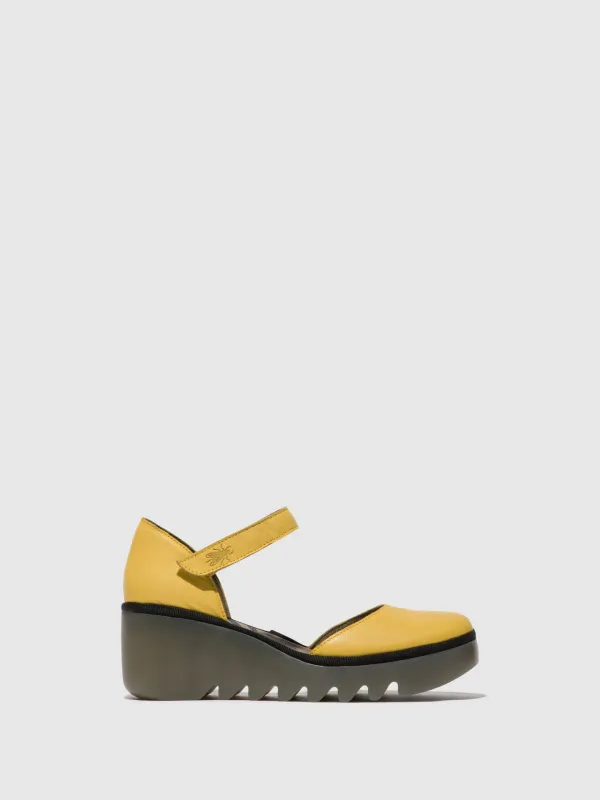 Ankle Strap Sandals BISO305FLY YELLOW sold by Fly London