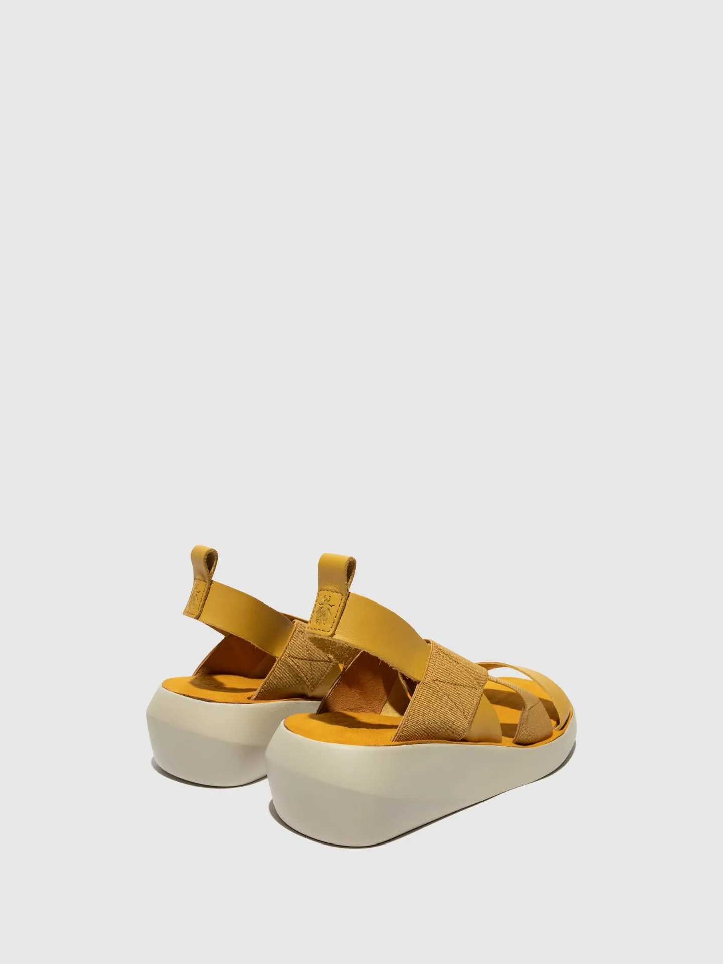 Crossover Sandals BAJI848FLY MUSTARD sold by Fly London product image thumbnail 4