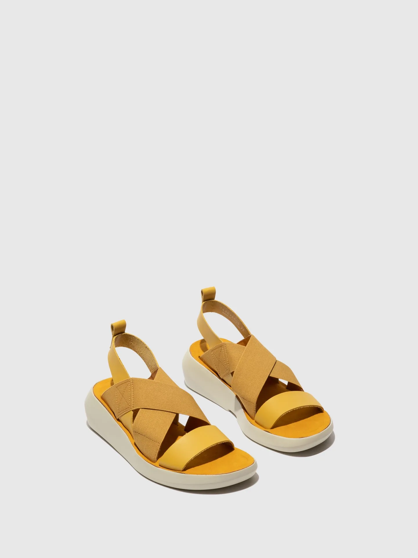 Crossover Sandals BAJI848FLY MUSTARD sold by Fly London product image thumbnail 2
