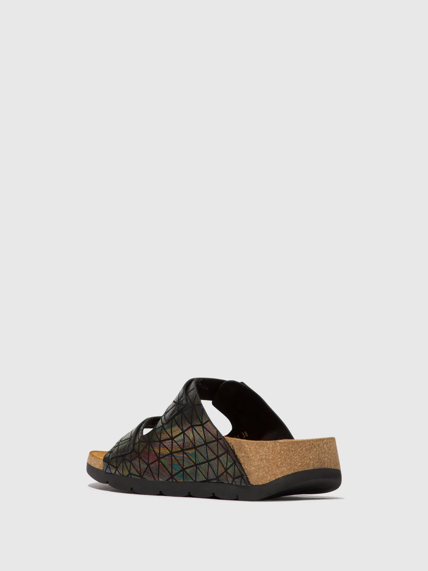 Buckle Sandals CAJA721FLY BLACK PETROL sold by Fly London product image thumbnail 3