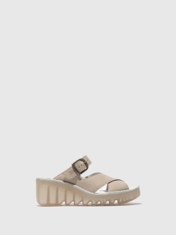 Wedge Mules BOCY409FLY CLOUD sold by Fly London