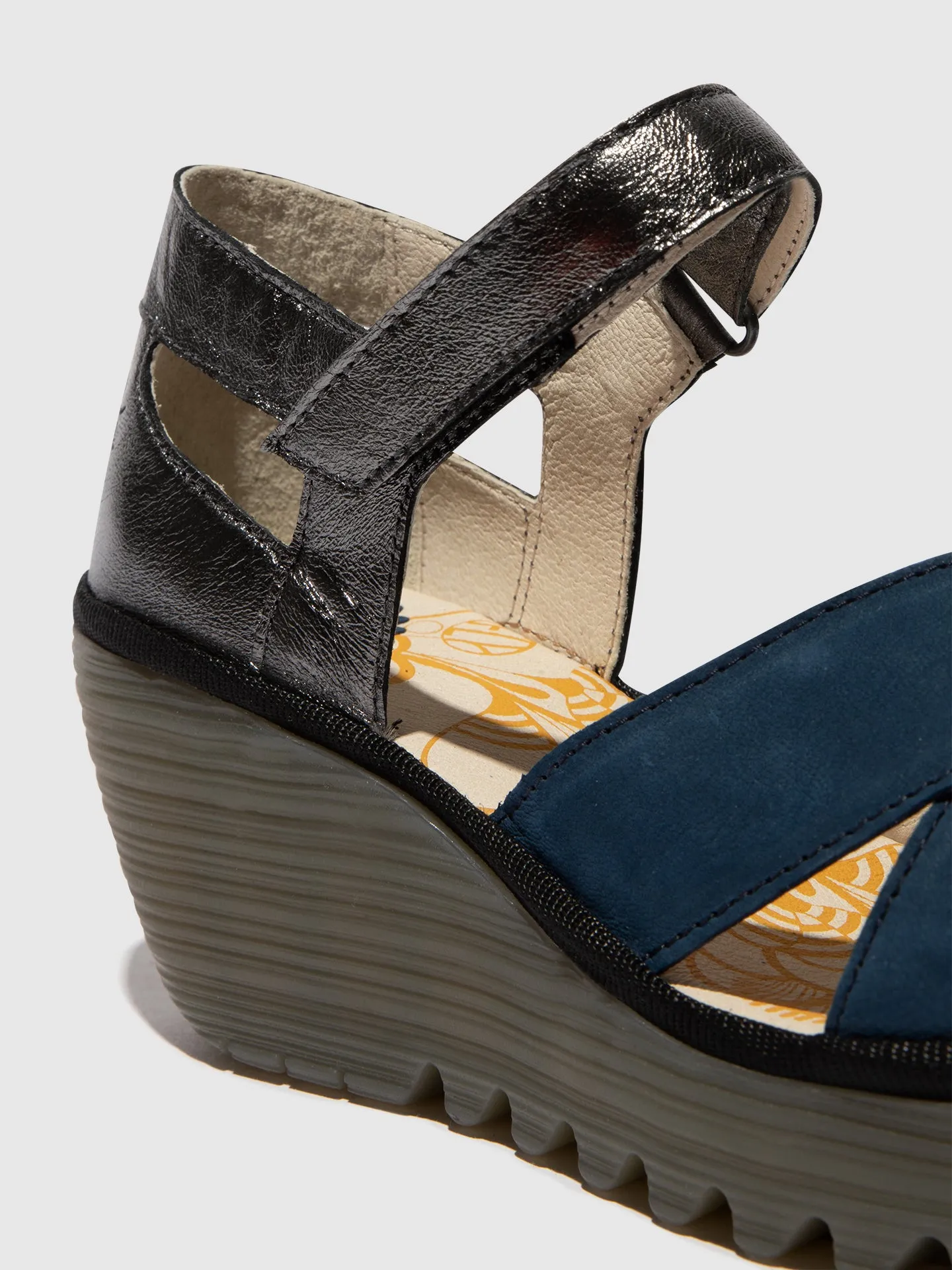 Ankle Strap Sandals YENT365FLY BLUE/GRAPHITE sold by Fly London product image thumbnail 4