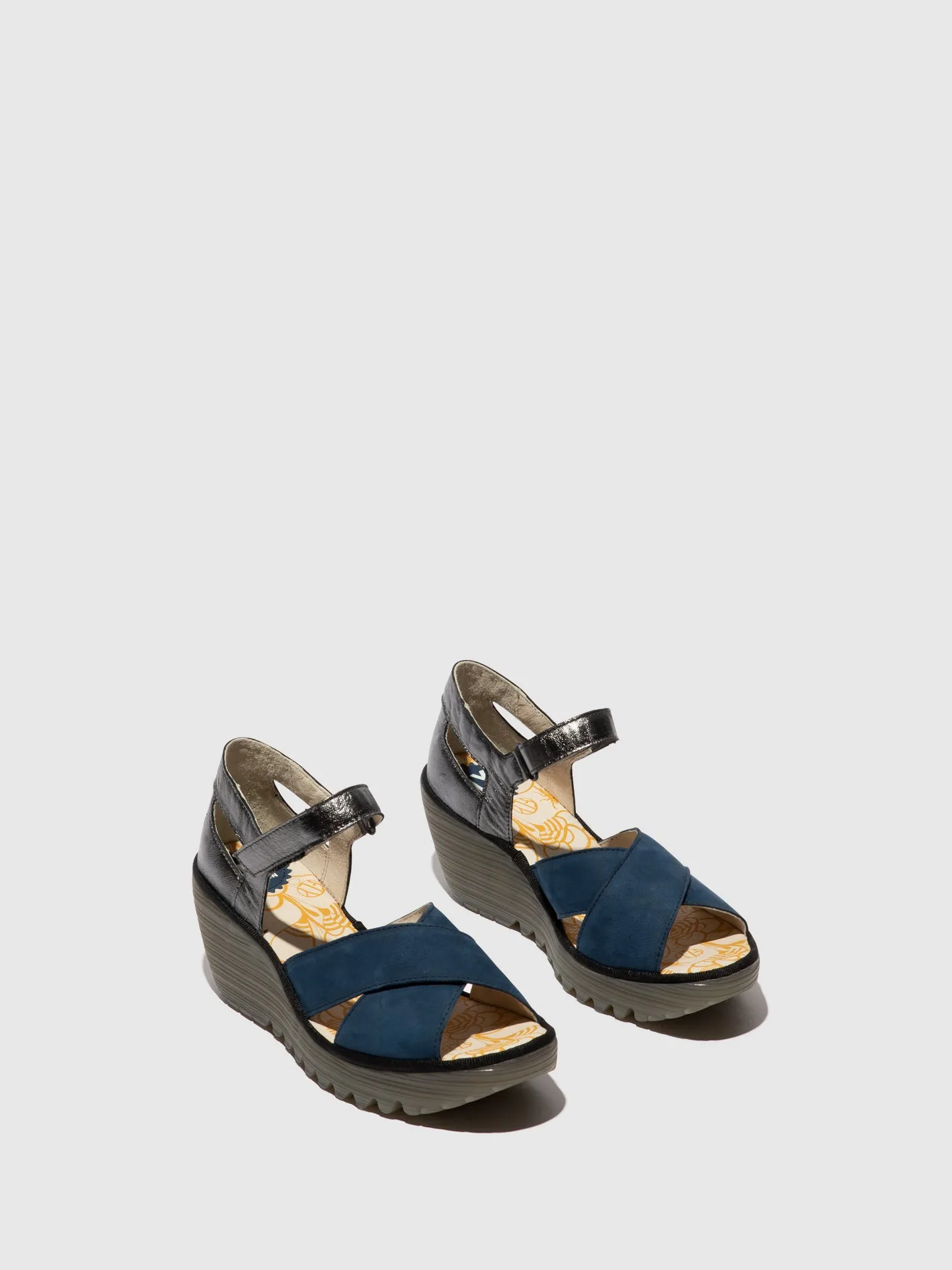 Ankle Strap Sandals YENT365FLY BLUE/GRAPHITE sold by Fly London product image thumbnail 2