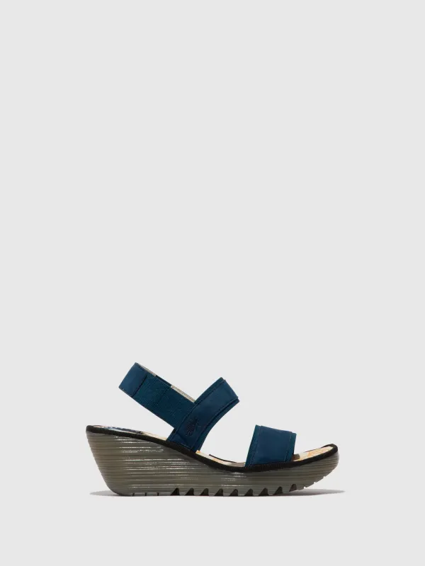 Sling-Back Sandals YACO416FLY BLUE sold by Fly London