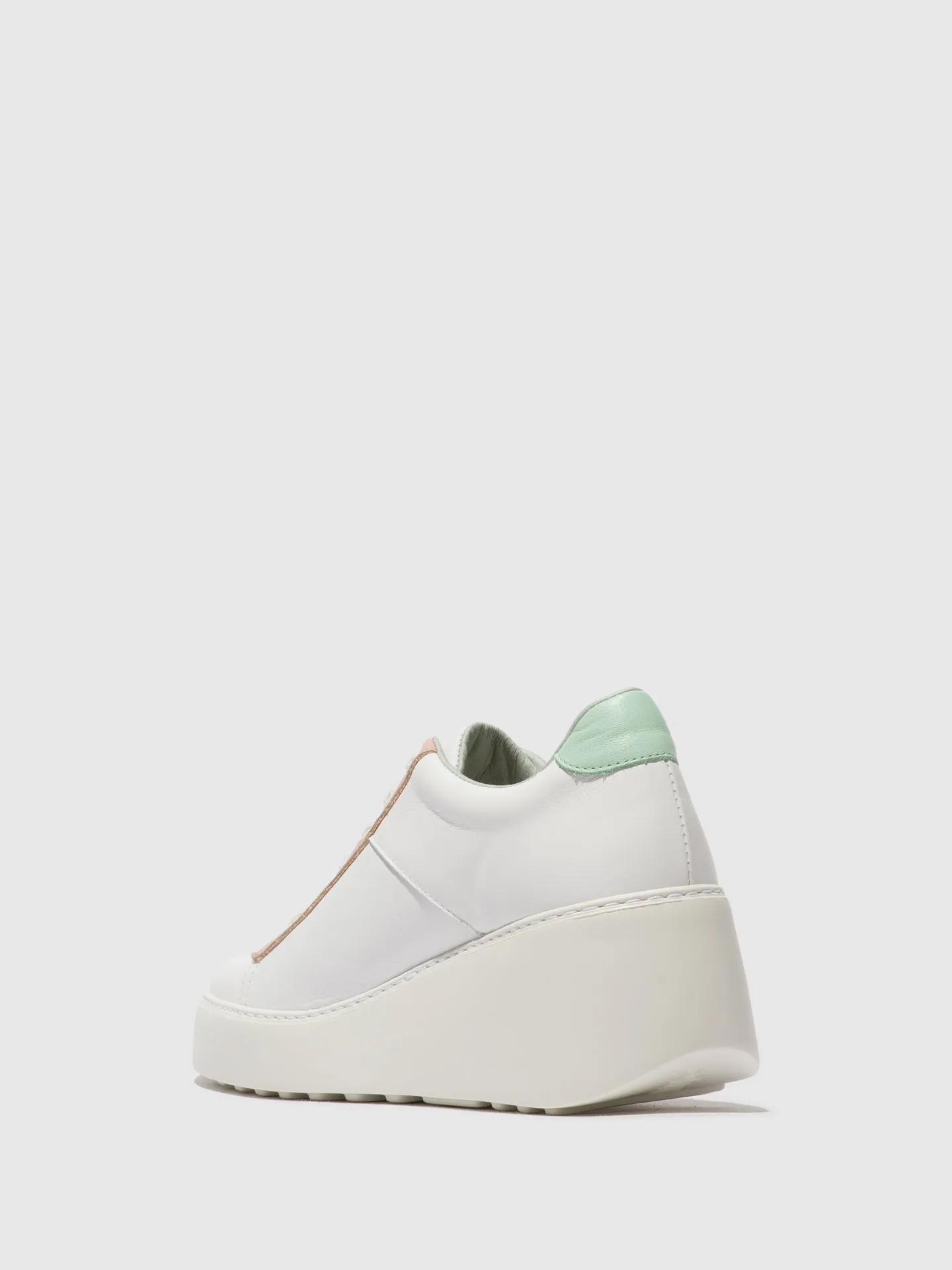 Lace-up Trainers DELF580FLY WHITE/NUDE/MINT sold by Fly London product image thumbnail 3