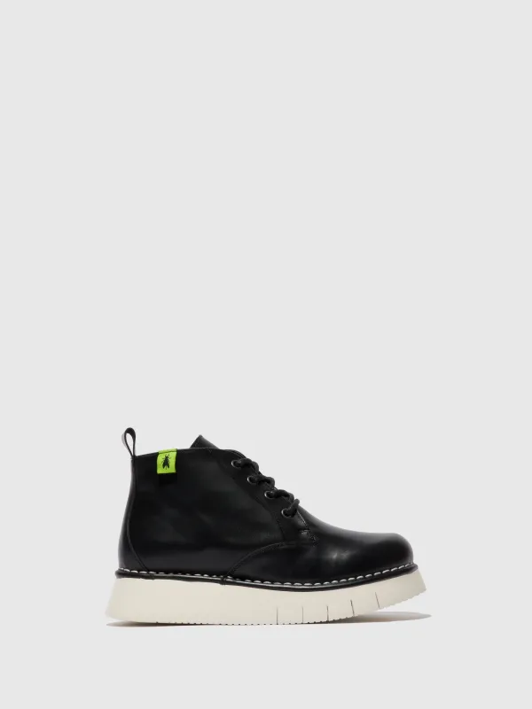 Lace-up Ankle Boots IDDA244FLY TUNDER BLACK sold by Fly London