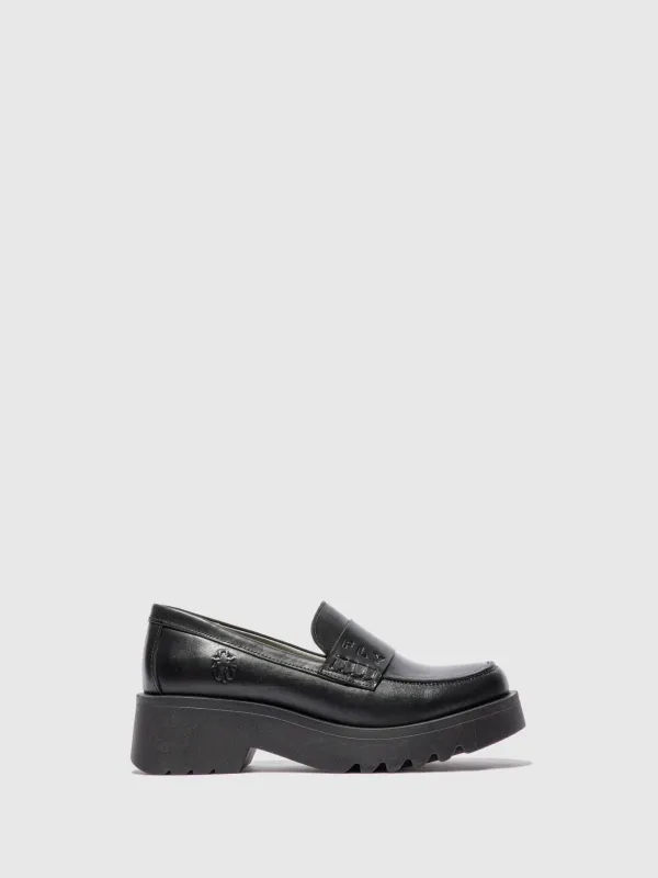 Loafers Shoes MAUS791FLY RUG BLACK sold by Fly London