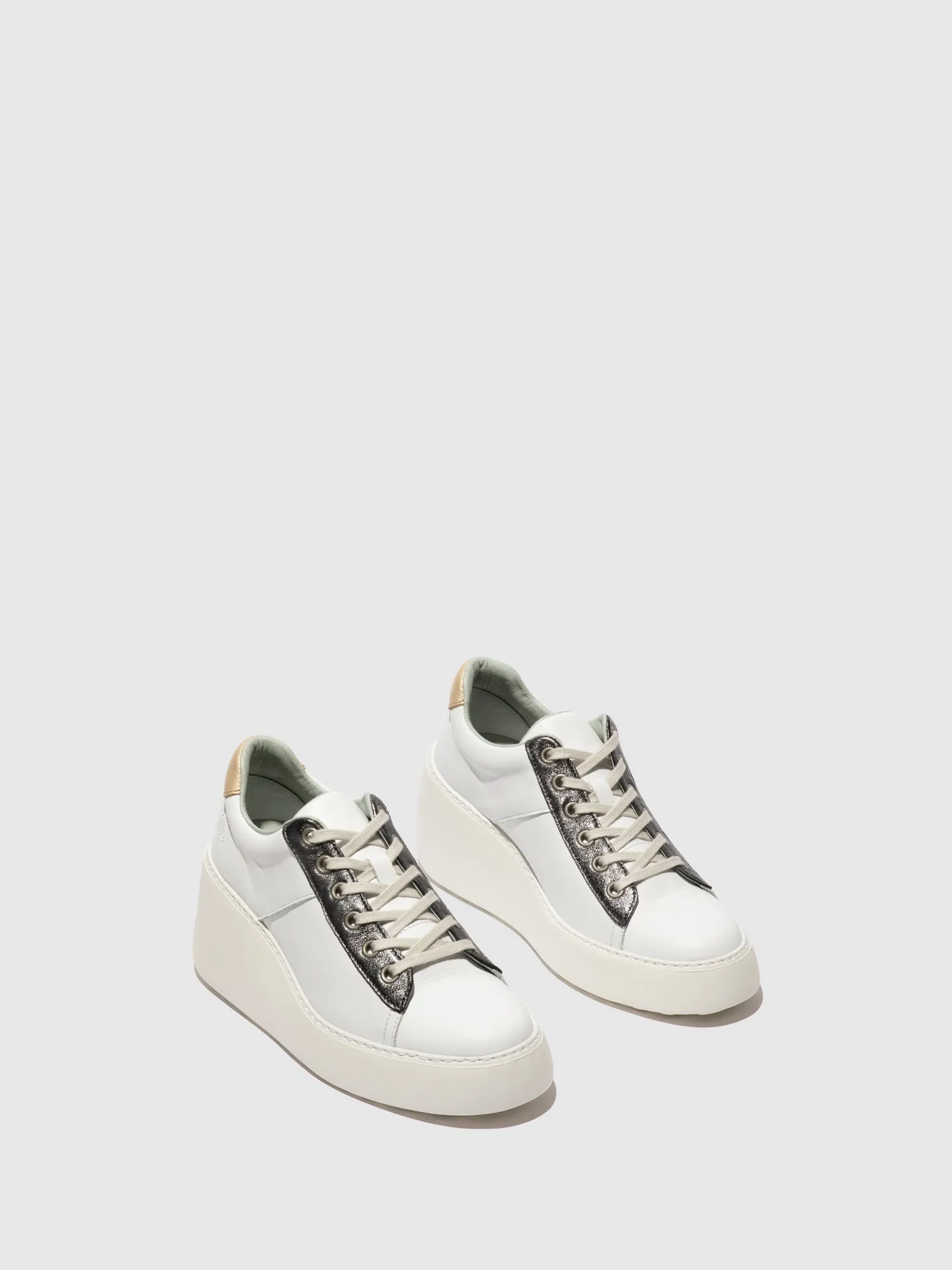 Lace-up Trainers DELF580FLY WHITE/GRAPHITE/MYNT sold by Fly London product image thumbnail 2