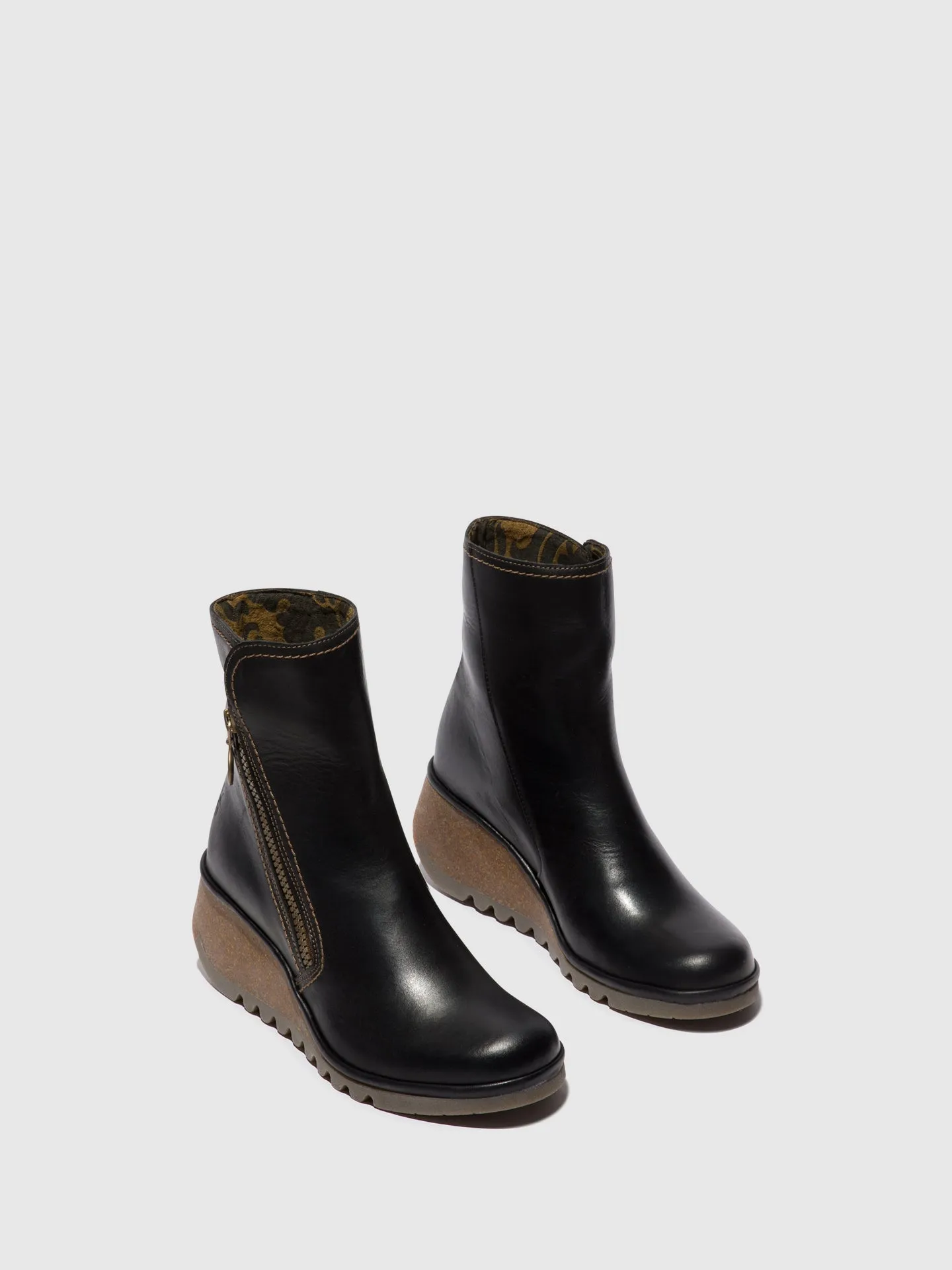 Zip Up Ankle Boots NELA407FLY BLACK sold by Fly London product image thumbnail 2