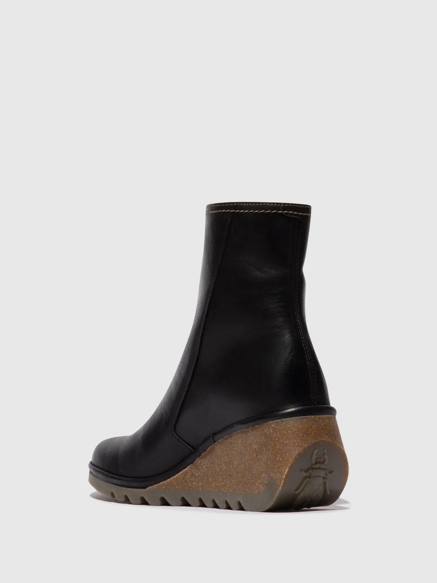 Zip Up Ankle Boots NELA407FLY BLACK sold by Fly London product image thumbnail 3