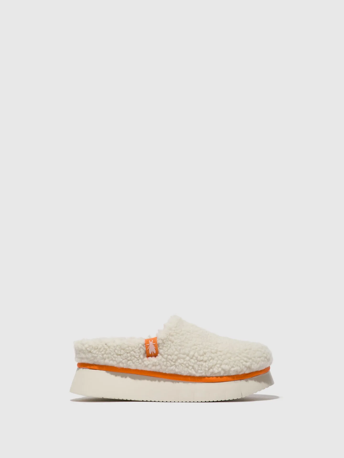 Round Toe Clogs CAFE360FLY OFFWHITE (ORANGE) sold by Fly London