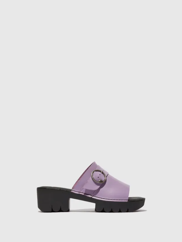 Buckle Mules EPLE519FLY VIOLET sold by Fly London