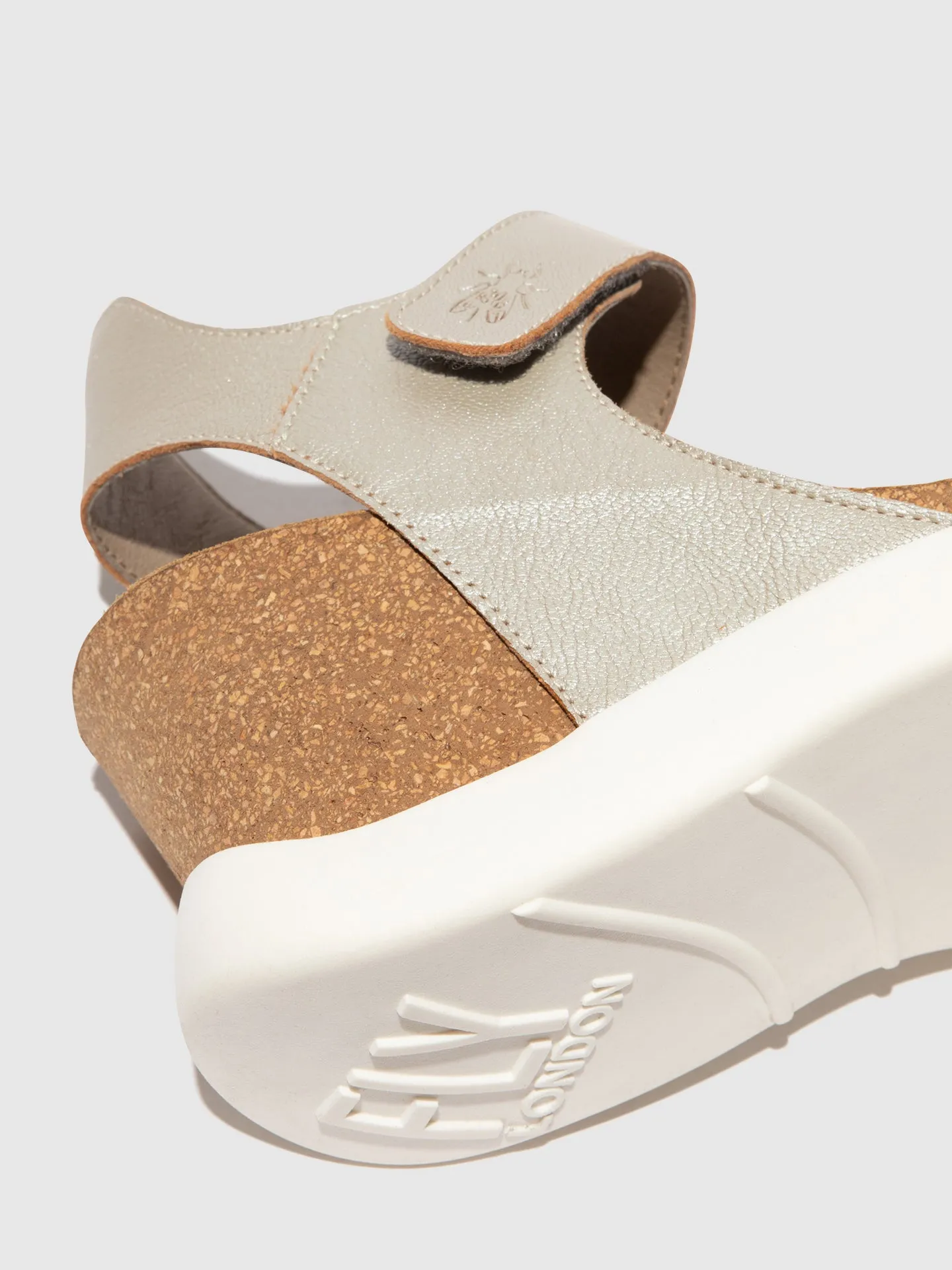 Velcro Sandals GOGO967FLY SILVER sold by Fly London product image thumbnail 4