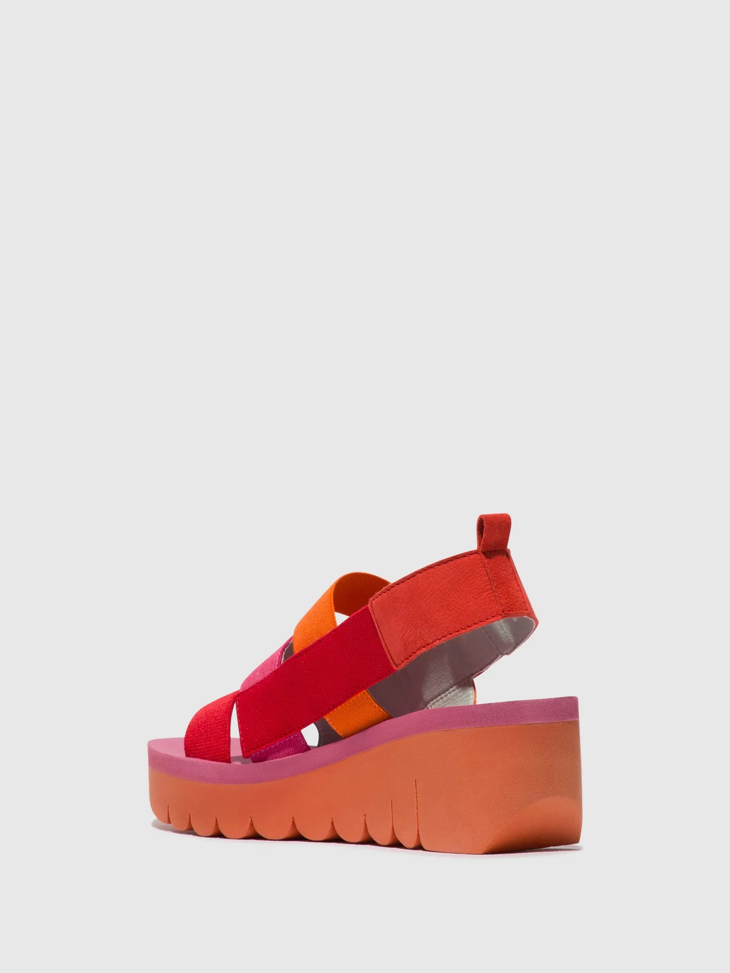Strappy Sandals YERE847FLY RED/ORANGE (ROSE) sold by Fly London product image thumbnail 3