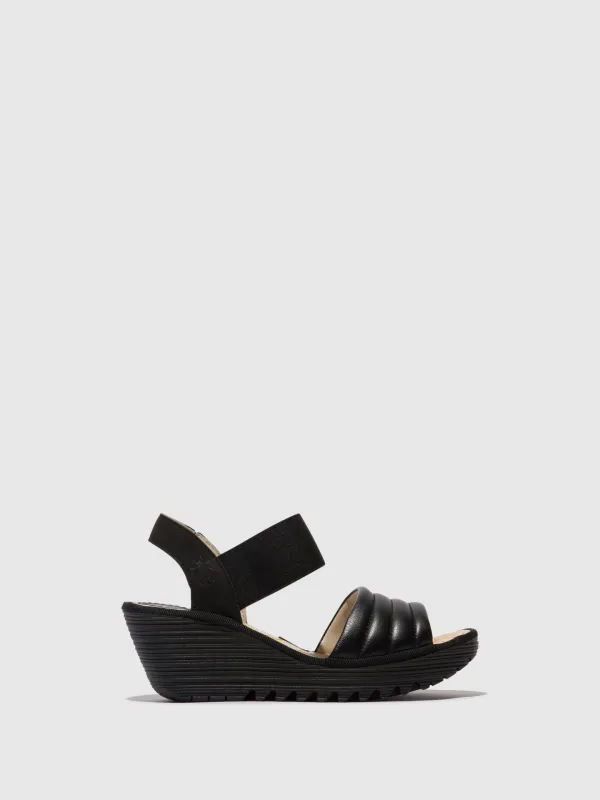Sling-Back Sandals YIKO414FLY BLACK sold by Fly London