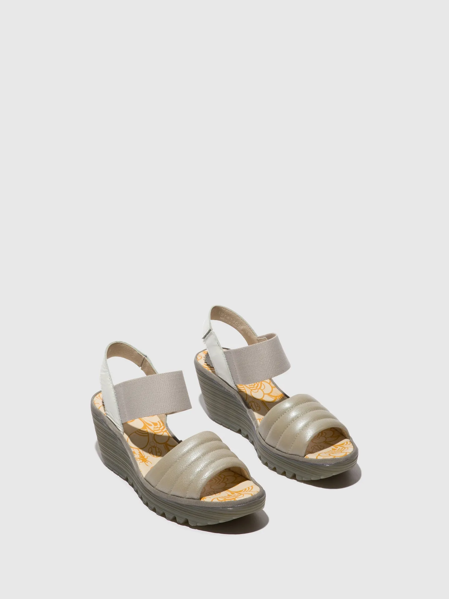 Sling-Back Sandals YIKO414FLY SILVER/OFFWHITE sold by Fly London product image thumbnail 2