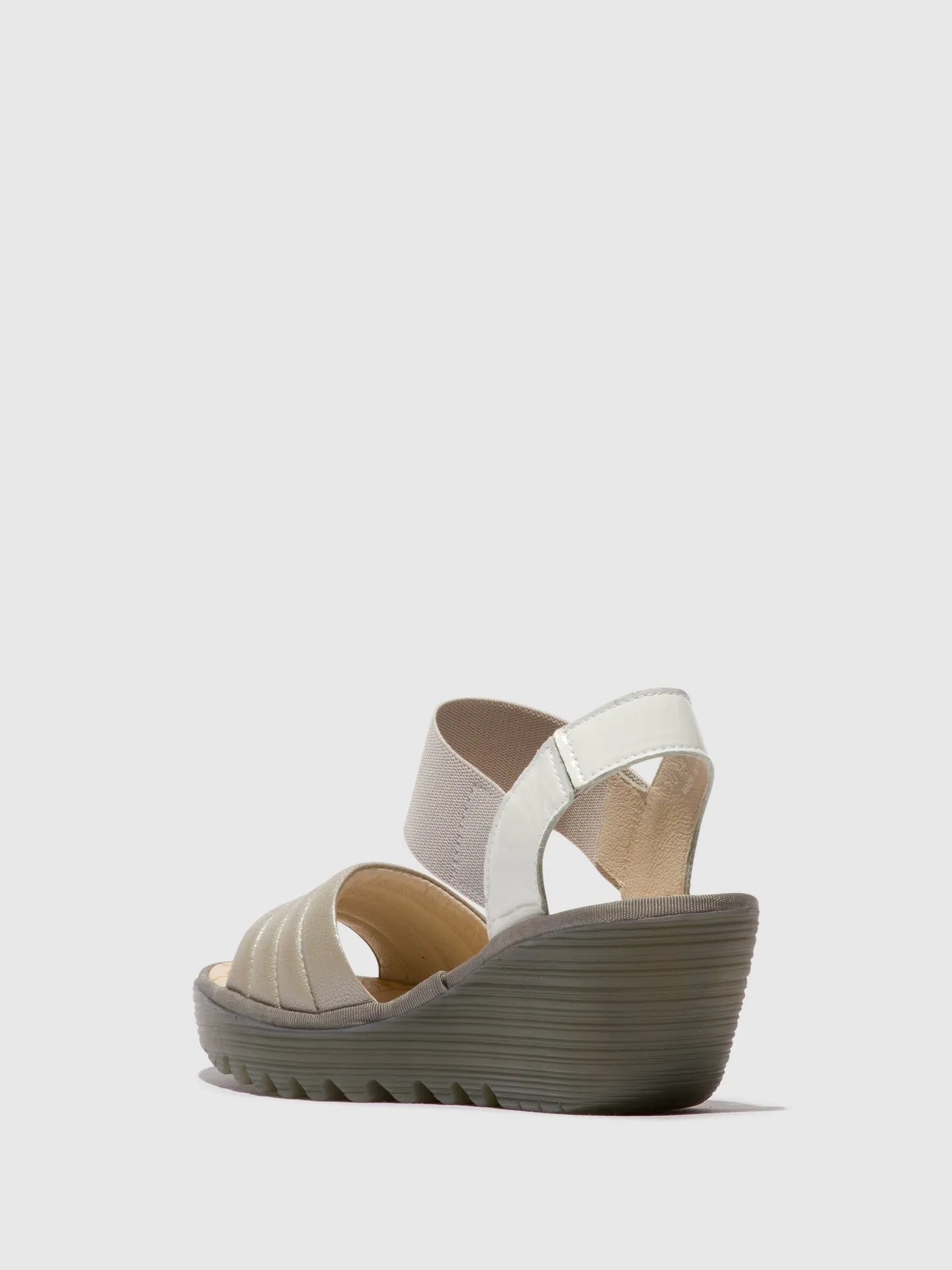 Sling-Back Sandals YIKO414FLY SILVER/OFFWHITE sold by Fly London product image thumbnail 3