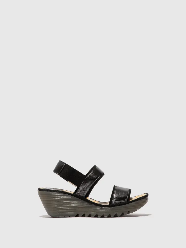 Sling-Back Sandals YACO416FLY GRAPHITE sold by Fly London