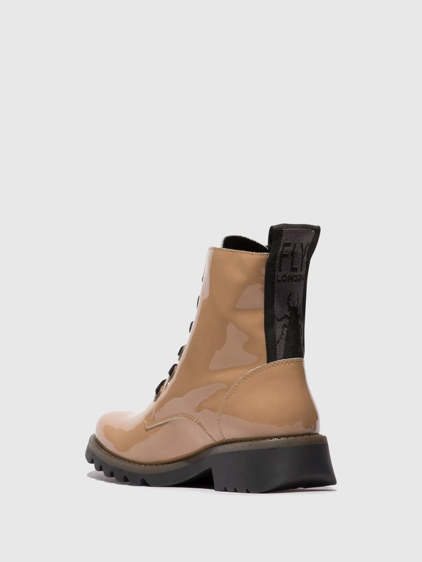 Lace-up Ankle Boots RAGI539FLY CAPUCCINO (BLACK SOLE) sold by Fly London product image thumbnail 3