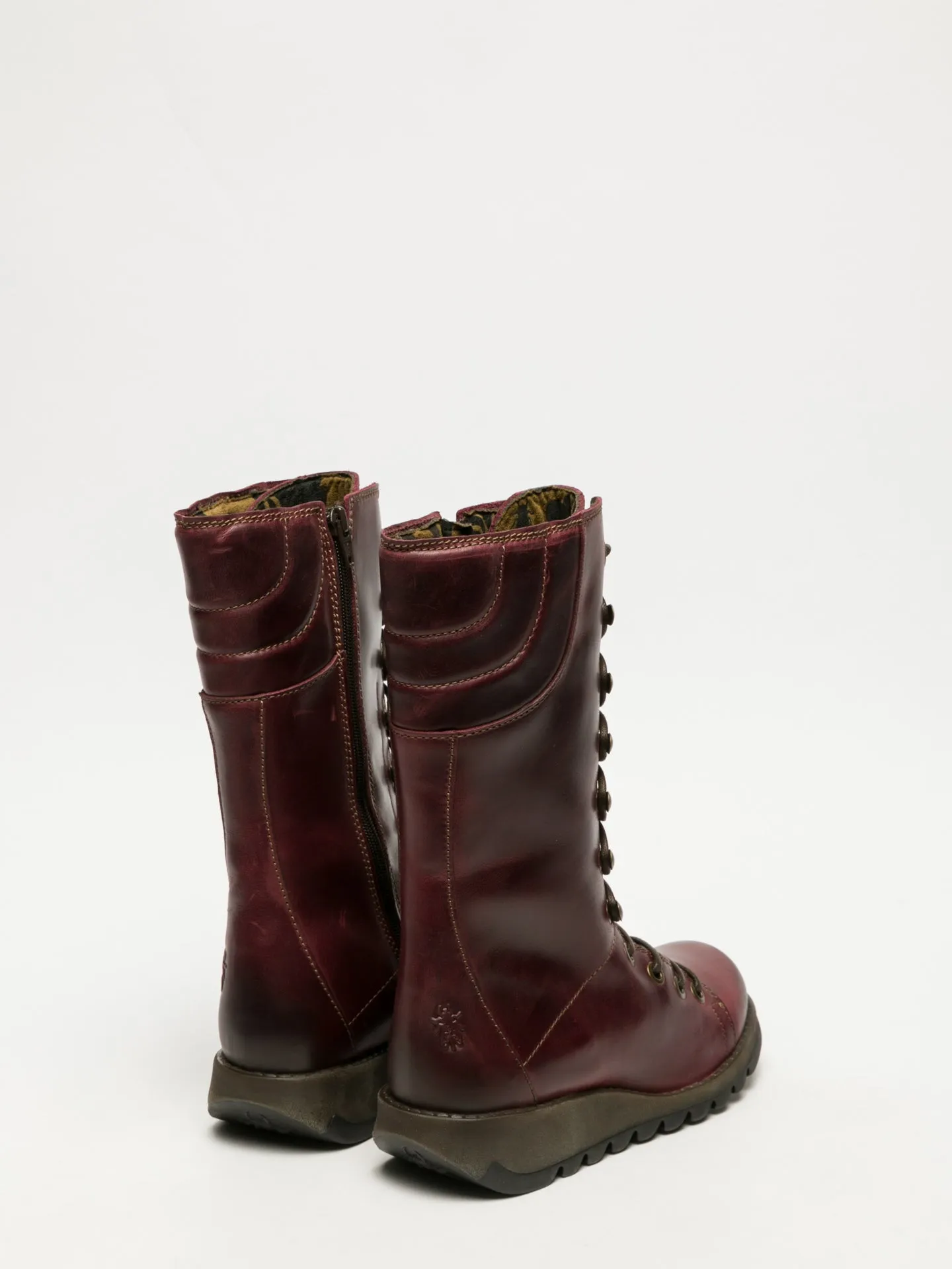 DarkRed Lace-up Boots sold by Fly London product image thumbnail 3