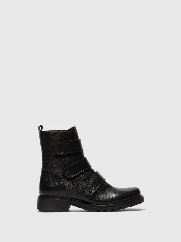 Velcro Ankle Boots RACH790FLY BLACK sold by Fly London