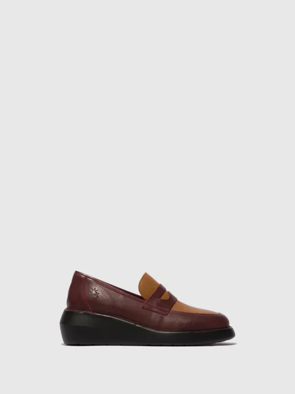 Loafers Shoes BLAR513FLY BORDEAUX/CUOIO sold by Fly London