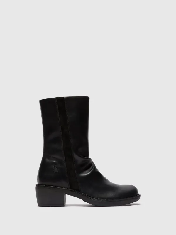 Zip Up Boots MECY092FLY BLACK/BLACK sold by Fly London