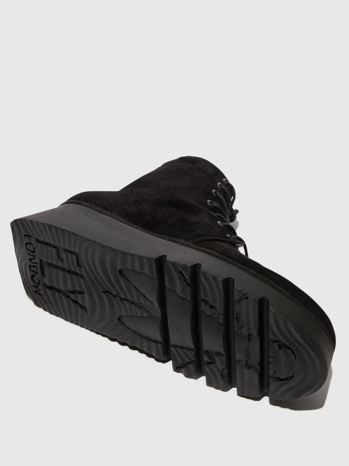 Lace-up Ankle Boots PALL404FLY KID SUEDE BLACK sold by Fly London product image thumbnail 4