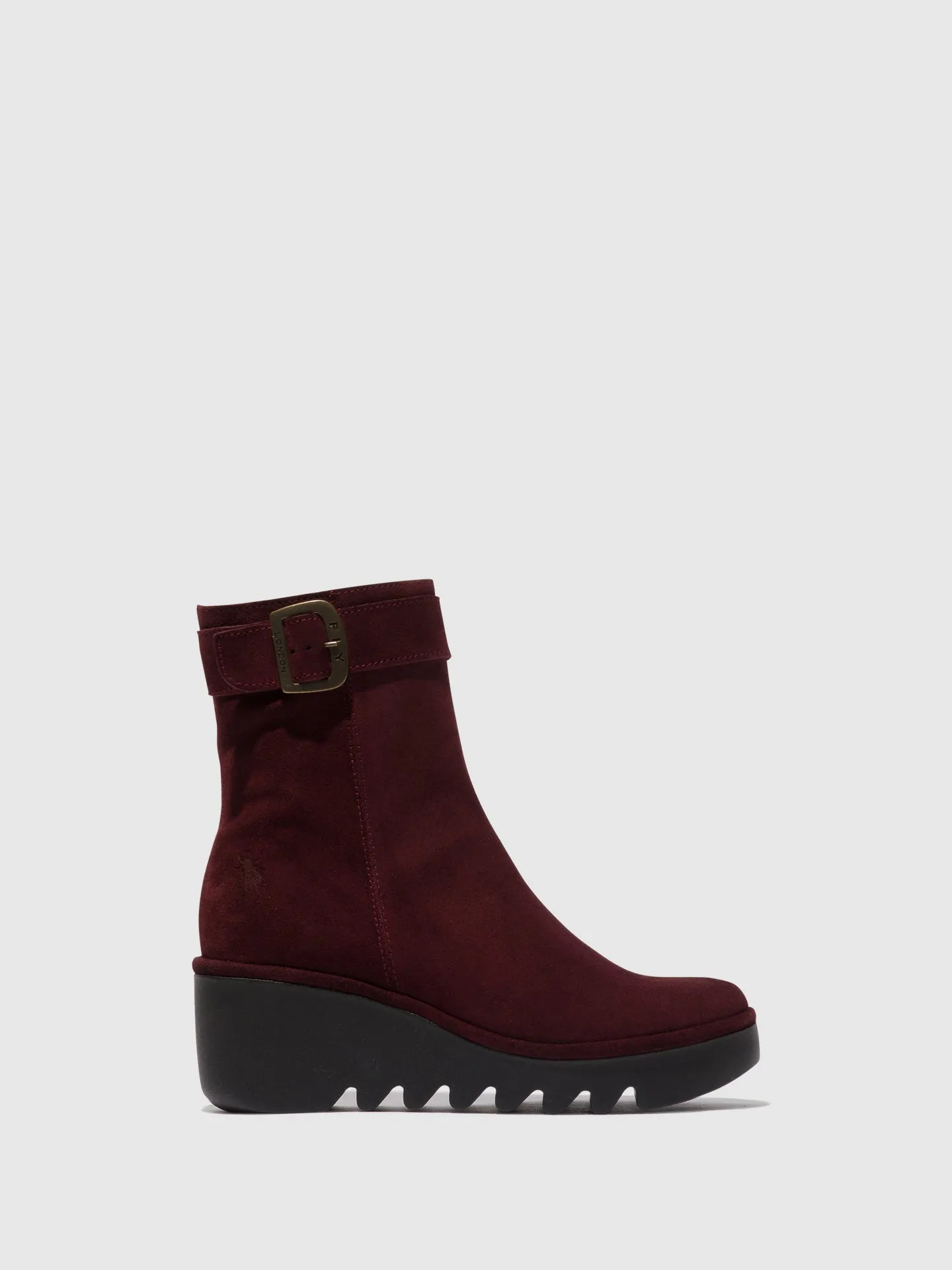 Zip Up Ankle Boots BEPP396FLY WINE sold by Fly London