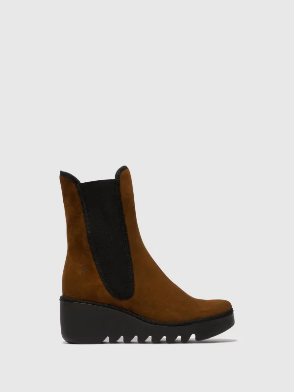 Chelsea Ankle Boots BYRO395FLY CAMEL sold by Fly London