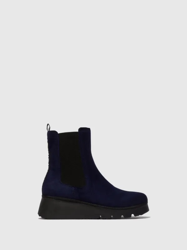 Chelsea Ankle Boots PATY405FLY NAVY sold by Fly London