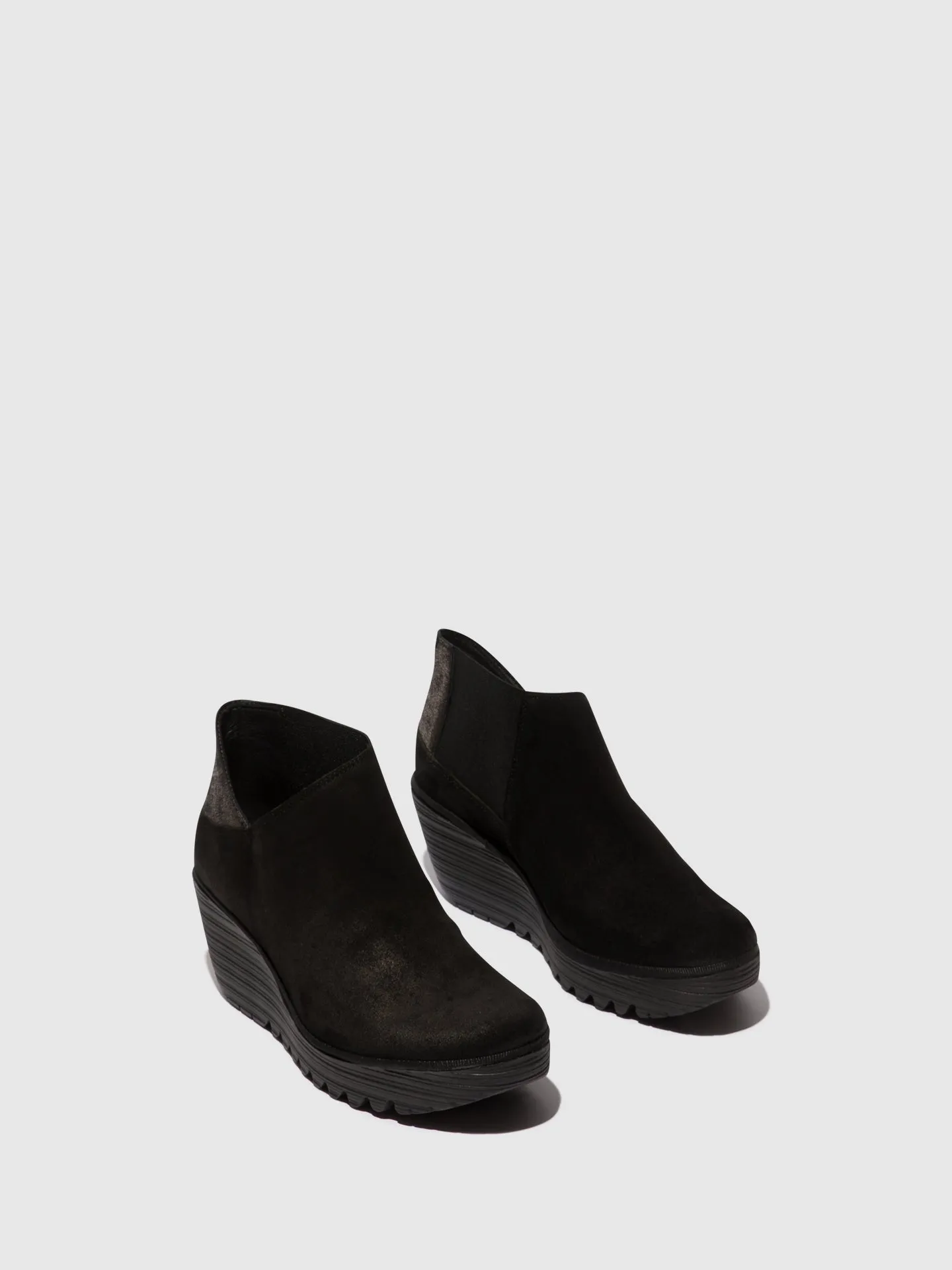 Zip Up Ankle Boots YEGO400FLY BLACK/GRAPHITE sold by Fly London product image thumbnail 2