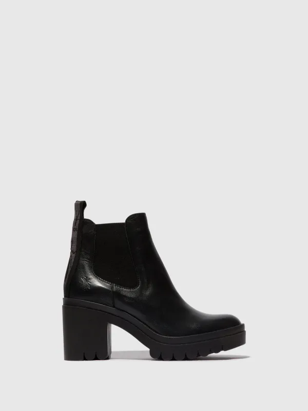 Chelsea Ankle Boots TOPE520FLY BLACK made by Fly London